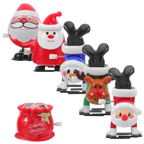 Garneck Teiliges Wind Up Weihnachten Mechanische Weihnachtsmann Schneemann Rentier Figuren Batteriefreie Partygeschenke für Kompakte Robuste Weihnachtsfeier Souvenirs Garneck Teiliges Wind Up Weihnachten Mechanische Weihnachtsmann Schneemann Rentier Figuren Batteriefreie Partygeschenke für Kompakte Robuste Weihnachtsfeier Souvenirs von Garneck