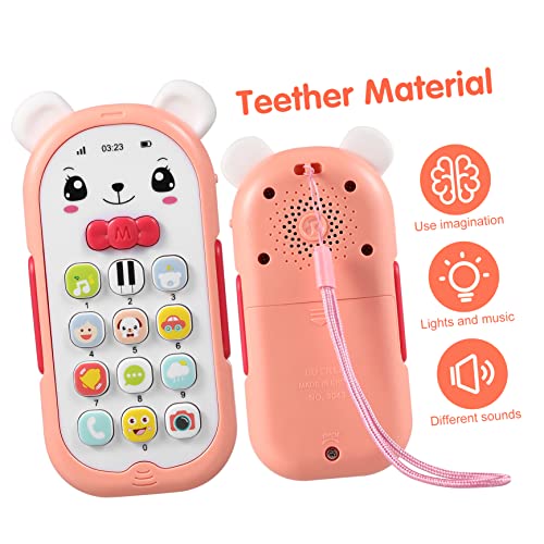 Garneck Telefonspielzeug mit Licht und Musik Interaktives Musikspielzeug für Kleinkinder Fördert Frühe Bildung und Hand Auge Koordination Hellrosa Garneck Telefonspielzeug mit Licht und Musik Interaktives Musikspielzeug für Kleinkinder Fördert Frühe Bildung und Hand Auge Koordination Hellrosa von Garneck