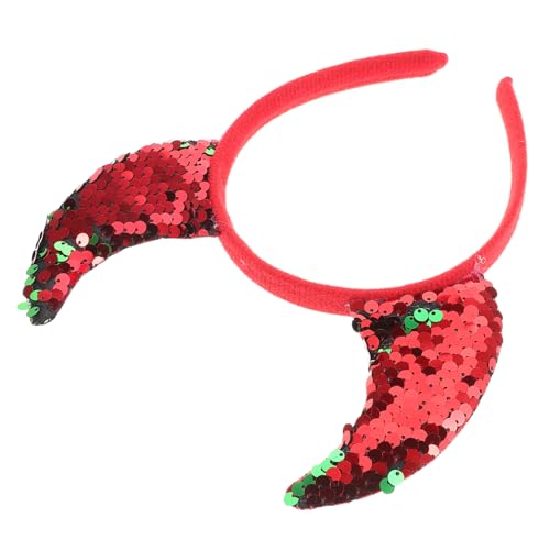 Garneck Teufelshörner Stirnband Verstellbar Halloween Kopfschmuck Karneval Cosplay Oxhorn Haarreif Langlebig Auffällig für Damen Herren Party Garneck Teufelshörner Stirnband Verstellbar Halloween Kopfschmuck Karneval Cosplay Oxhorn Haarreif Langlebig Auffällig für Damen Herren Party von Garneck