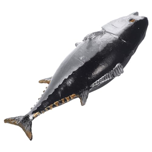 Garneck Thunfisch Modellfigur aus Kunststoff Realistisches Fischspielzeug für Dekoration und Lernspiel für Kinderzimmer und Garten Fördert Kreativität von Garneck