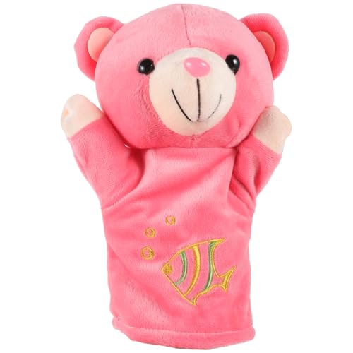 Garneck Tier Handpuppen für Süße Plüschbären Handspielzeuge für Interaktives Geschichtenerzählen und Rollenspiele Junge Mädchen und Kleinkinder Fördert die Fantasie von Garneck