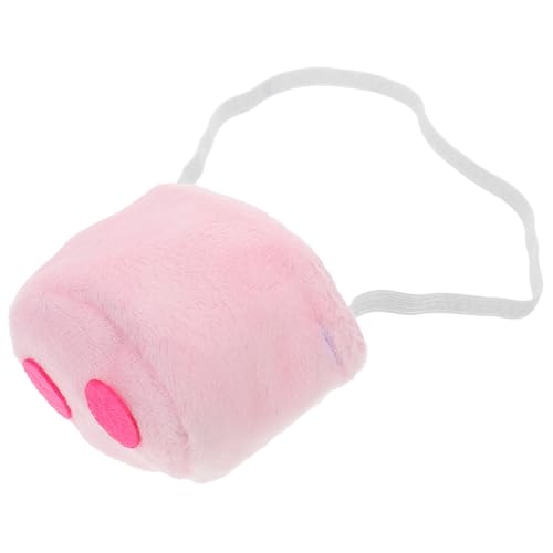 Garneck Tier verkleiden Cosplay-Tiernase gefälschte Tiernase Cartoon-Schwein Karneval Tiernase Simulation Schweinenase Stütze Cosplay Schwein Nase Prop PP Baumwolle Rosa von Garneck