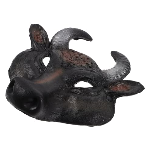Garneck Tiermaske Bull Halbmaske Halloween Masquerade Cosplay Party Zubehör Auffällige und Gruselige PU Maske für Erwachsene für Feiern und Besondere Anlässe Garneck Tiermaske Bull Halbmaske Halloween Masquerade Cosplay Party Zubehör Auffällige und Gruselige PU Maske für Erwachsene für Feiern und Besondere Anlässe von Garneck
