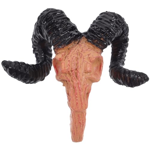 Garneck Tierschädel Dekoration Gruselige Puppe Viecher Winzige Gruselige Puppe Horror Gruseliges Stoffornament Miniaturspielzeug Tiere Landschaftsschmuck von Garneck