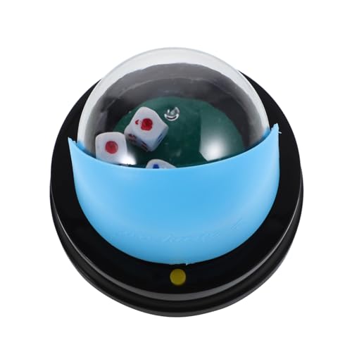 Garneck Tisch Brettspiel Dice Automatic Cup Automatische Würfelbecher Würfelspiele Würfelschale Zum Rollen Lucky Roller Cup Fall Brettspiele Sky-Blue Plastik von Garneck