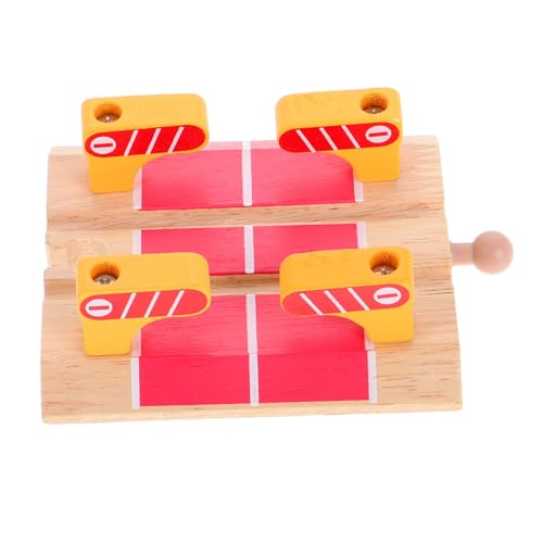 Garneck Track- Bahngleisband Hölzerner Zug Eisenbahngleisschnalle Schienenspielzeug Spielzeugeisenbahn Überquerende Gleisbrücke Spielzeugschienenzubehör Für Bahnhof Holz Garneck Track- Bahngleisband Hölzerner Zug Eisenbahngleisschnalle Schienenspielzeug Spielzeugeisenbahn Überquerende Gleisbrücke Spielzeugschienenzubehör Für Bahnhof Holz von Garneck