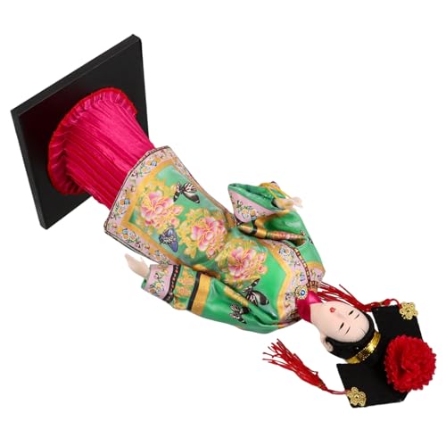 Garneck Traditionelle Kleidungpuppen Basteln Handwerk Chinesische Figur Sammelbare Chinesische Puppe Chinesische Seidenpuppe Hanfu-Puppe Traditionelles Chinesisches Sammlerstück Gips Green von Garneck