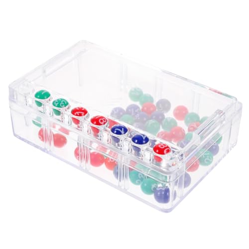 Garneck Tragbare Manuelle Kleine Lotteriemaschine Transparent für Partyspiele Geburtstag Spielrequisit Leicht und Fair Geeignet für Altersgruppen Garneck Tragbare Manuelle Kleine Lotteriemaschine Transparent für Partyspiele Geburtstag Spielrequisit Leicht und Fair Geeignet für Altersgruppen von Garneck