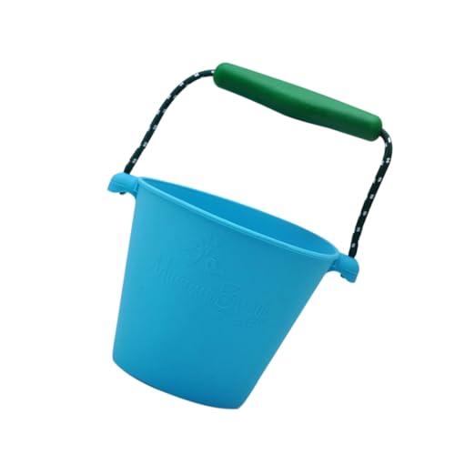 Garneck Tragbarer Faltbarer Silikon Wassereimer Strapazierfähig Geruchsneutral mit Verstellbarem Griff für Outdoor Aktivitäten Wie Camping Angeln Wandern und Picknick Zufällige Farbe von Garneck