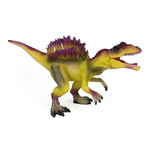 Garneck Trifin Spinosaurus Kinderspielzeug Modell Der Frühen Bildung Kognitives Modell Der Dinosaurier Künstliches Dinosauriermodell Dinosaurierfigur Aus Kunststoff Plastik Yellow von Garneck