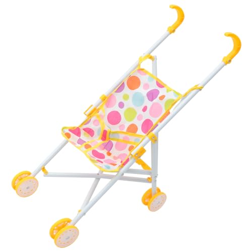 Garneck Trolley- Mini Kuscheltier Kinderwagen Spielzeuge Simulationspuppenwagen Puppenwagenschmuck Puppenwagen Modell Kleiner Puppenwagen Puppensachen Plastik von Garneck