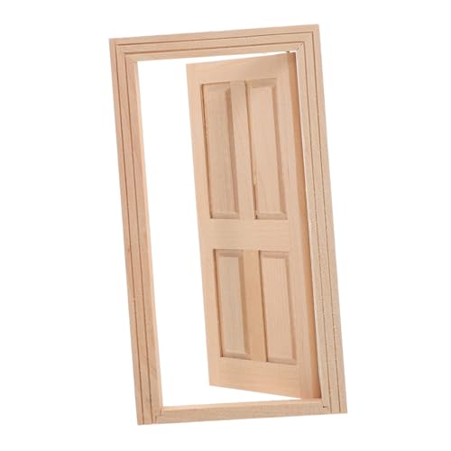 Garneck Türmodell Kinderspielzeug minispielzeug Modell Holztür Puppenhaus Accessoire Massivholztür Monster Film Puppenhausmöbel Miniaturen Fee Mini- -Miniaturtür Modell aus Holz Beige Garneck Türmodell Kinderspielzeug minispielzeug Modell Holztür Puppenhaus Accessoire Massivholztür Monster Film Puppenhausmöbel Miniaturen Fee Mini- -Miniaturtür Modell aus Holz Beige von Garneck