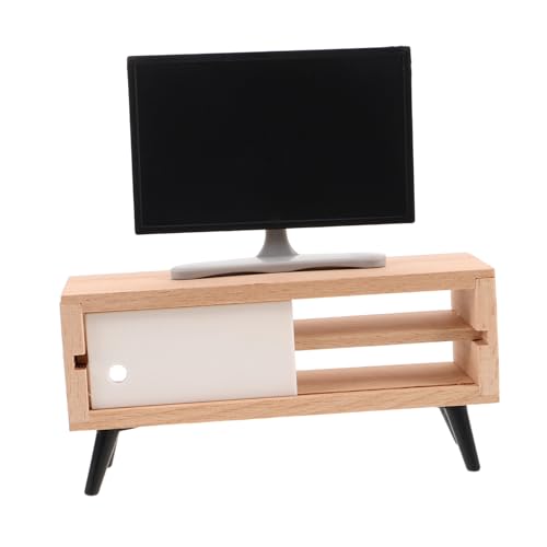 Garneck Tv Modell Fernsehszenen Miniaturmöbel Modell Mini Tv Puppenhausmöbel Puppenmöbel Puppenhaus Tv Miniatur Tv Kunststoff von Garneck