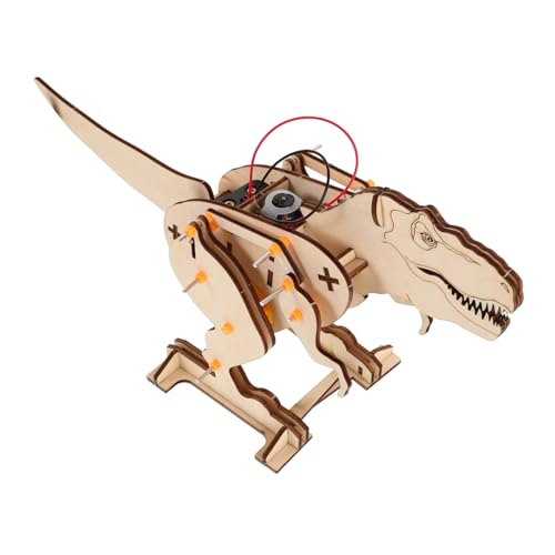 Garneck Tyrannosaurus Rex-montagespielzeug Dinosaurier-montagespielzeug Stammbausatz Hölzernes Dinosaurierspielzeug Dinosaurier-actionfiguren Dinosaurier- Holz von Garneck
