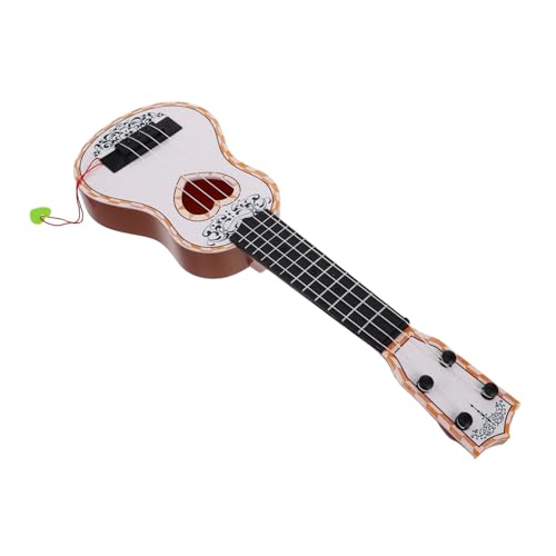 Garneck Ukulele Gitarre Musikspielzeug Plastik Beige Garneck Ukulele Gitarre Musikspielzeug Plastik Beige von Garneck