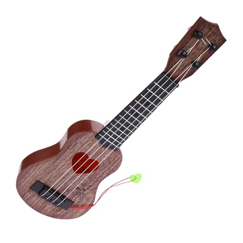 Garneck Ukulele musikinstrumente Musical Instruments kleinkinderspielzeug für Musikliebhaber spielzeuge Gitarre Musikspielzeug Anfänger Ukulele Mini-Ukulele Holz Coffee von Garneck