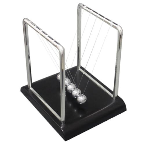 Garneck Unique Newton Pendulum Ball aus Metall Kreatives Kinetisches Schreibtischspielzeug zur Stressbewältigung Dekoratives Ornament für Büro Zuhause und Geschenkidee für Erwachsene von Garneck