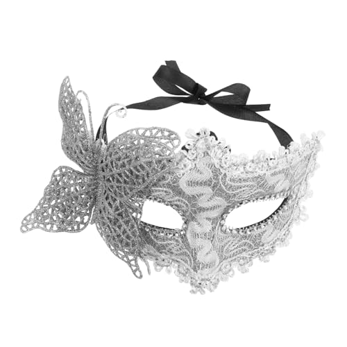 Garneck Venezianische Maske für Damen Glitzernde Schmetterling Halbmaske mit Drachenmuster für Karneval Halloween Maskenball und Themenpartys Verstellbares Band für Perfekten Sitz Garneck Venezianische Maske für Damen Glitzernde Schmetterling Halbmaske mit Drachenmuster für Karneval Halloween Maskenball und Themenpartys Verstellbares Band für Perfekten Sitz von Garneck