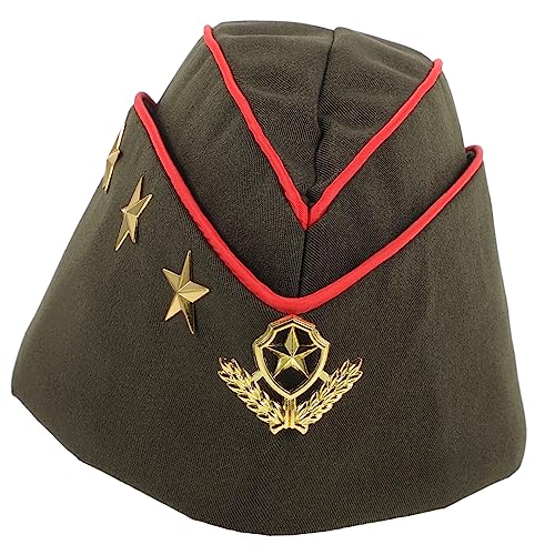 Garneck Verstellbare Matrosenmütze für Damen Segler Kostüm Canvas Hut Langlebiger Sailor Dance Cap für Karneval Cosplay Party und Bühnenauftritte von Garneck