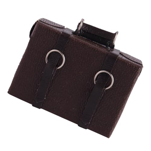Garneck Vintage Stil Mini Koffer Reise Modell Dekoratives Puppenhaus Zubehör für Mädchen Sammeln von Garneck