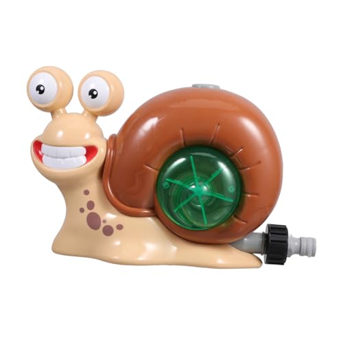 Garneck Wasserspielzeug für Einstellbarer Schnecken Wassersprinkler für Garten Sicheres Material für Freien Fördert Aktives und Wasserspaß von Garneck