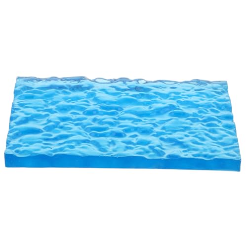 Garneck Wasserwellsockel Anime Sammelständer Figur Posing Plattform Malerische Wassermodelle Anime Figurenständer Miniatur Wasserszenen Miniatur Ozeanszenen Küstendiorama Harz von Garneck