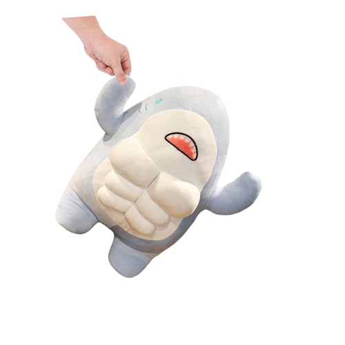 Garneck Weicher Kuschelmuskel Hai Plüschtier Weiches Dekoratives Für Schlafzimmer Wohnzimmer Büro von Garneck