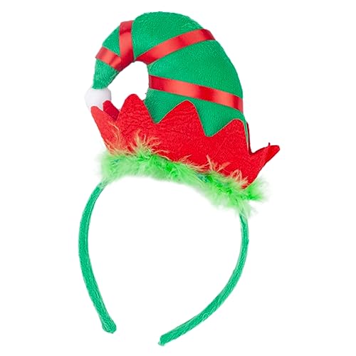 Garneck Weihnachtliches Elf Haarband mit Weihnachtsmütze Leichtes Cosplay Accessoire für Festliche Anlässe Geeignet für Xmas Partys und Familienfeiern Garneck Weihnachtliches Elf Haarband mit Weihnachtsmütze Leichtes Cosplay Accessoire für Festliche Anlässe Geeignet für Xmas Partys und Familienfeiern von Garneck