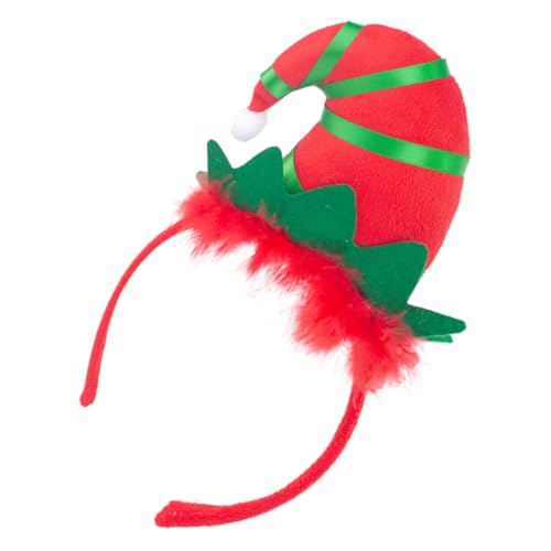 Garneck Weihnachtliches Stirnband mit Weihnachtsmütze Lustiges Cosplay Haaraccessoire für Festlichkeiten und Feiertage für Erwachsene und Kostümpartys Garneck Weihnachtliches Stirnband mit Weihnachtsmütze Lustiges Cosplay Haaraccessoire für Festlichkeiten und Feiertage für Erwachsene und Kostümpartys von Garneck
