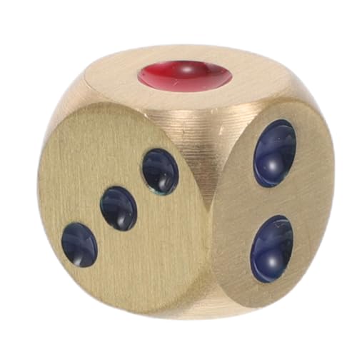 Garneck Winzige Würfel Für Game Metal Messing Würfel Für Tabletop -Spiele Für Pokerparty Und Brettspiele DIY -herstellung Und Dekorativ Garneck Winzige Würfel Für Game Metal Messing Würfel Für Tabletop -Spiele Für Pokerparty Und Brettspiele DIY -herstellung Und Dekorativ von Garneck