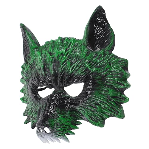 Garneck Wolf Maske für Halloween Gruselige Wolfskopf Maske für Kostümpartys Maskeraden Karneval und Lebensechte Details Einfach zu Tragen für Unvergessliche Auftritte von Garneck