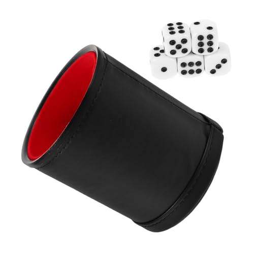 Garneck Würfelbecher Würfelschüttler Würfel Und Becher Standard-spielwürfel Würfelstapelbecher Spiel Würfel Würfelspiele Würfelrollenbecher Würfelrolltablett Mini-würfel Plastik Schwarz Garneck Würfelbecher Würfelschüttler Würfel Und Becher Standard-spielwürfel Würfelstapelbecher Spiel Würfel Würfelspiele Würfelrollenbecher Würfelrolltablett Mini-würfel Plastik Schwarz von Garneck
