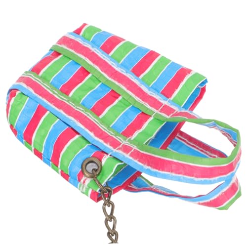 Garneck Zubehör Für Puppenhäuser Miniatur Mini-Einkaufstasche Für Taschen Mach Es Mini Klein Mini -Rucksack Winzig Puppenhauszubehör Handtasche Stoff von Garneck