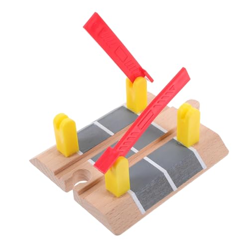 Garneck Eisenbahn Straßensperre Modell Spielzeug für Kinder Holz Kunststoff Dekorative Barrieremodell für Eisenbahn Szenen Selbstgemacht Eisenbahnzubehör Garneck Eisenbahn Straßensperre Modell Spielzeug für Kinder Holz Kunststoff Dekorative Barrieremodell für Eisenbahn Szenen Selbstgemacht Eisenbahnzubehör von Garneck