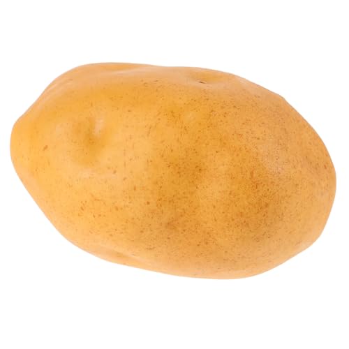 Garneck dekorative Kartoffelrequisite Foto Kartoffelmodellierverzierung Künstliche Blumenkartoffel Simulationskartoffel kleine Kartoffelstütze tragbare Kartoffelstütze Harz Khaki von Garneck