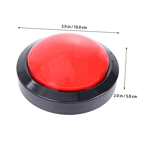 Garneck elektronischer Antwortgeber led-Light große druckknöpfe Toys spielwaren Elektronischer Buzzer Pop Summer im Klassenzimmer Knopf Tasten Spiel Antwort Summer digitaler Responder rot von Garneck