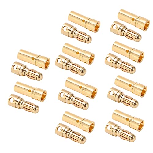Garosa 10pccs Bananenverbinder mit Reinem Gold Vergoldetem Gold für Elektronisches Messzubehör - Langlebige und Stabile Stecker für Elektronische Tests Garosa 10pccs Bananenverbinder mit Reinem Gold Vergoldetem Gold für Elektronisches Messzubehör - Langlebige und Stabile Stecker für Elektronische Tests von Garosa