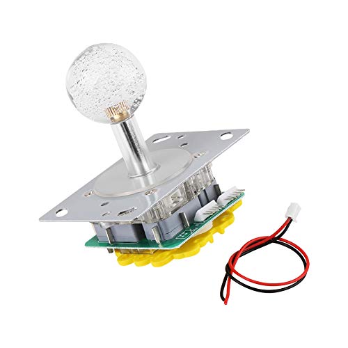 Garosa Multi-Colored LED Joystick, 2 Spieler, 4 bis 8 Wege Betrieb, Bunter beleuchteter Joystick, Kunststoff, Metall Garosa Multi-Colored LED Joystick, 2 Spieler, 4 bis 8 Wege Betrieb, Bunter beleuchteter Joystick, Kunststoff, Metall von Garosa