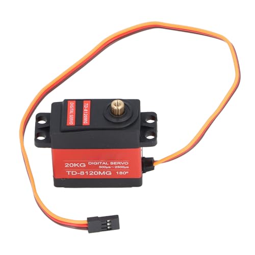 Garosa Servomotor, 20 Kg Servo -Motor High RC Servo -Metallgetriebe Multifunktionales Digitales Metallmotor für Modell - -Auto -Roboter, Toysandgames von Garosa