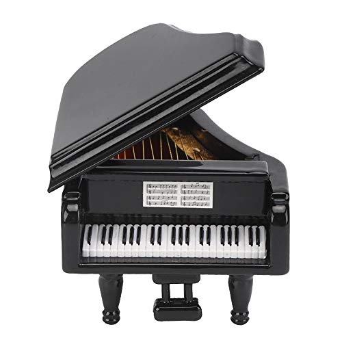 Linde Klavier Miniatur Klavier Musikinstrumente Ornamente, Miniatur Puppenhaus Display Mini Musik Holz Miniatur Klavier für Home Desktop Ornamente Linde Klavier Miniatur Klavier Musikinstrumente Ornamente, Miniatur Puppenhaus Display Mini Musik Holz Miniatur Klavier für Home Desktop Ornamente von Garosa