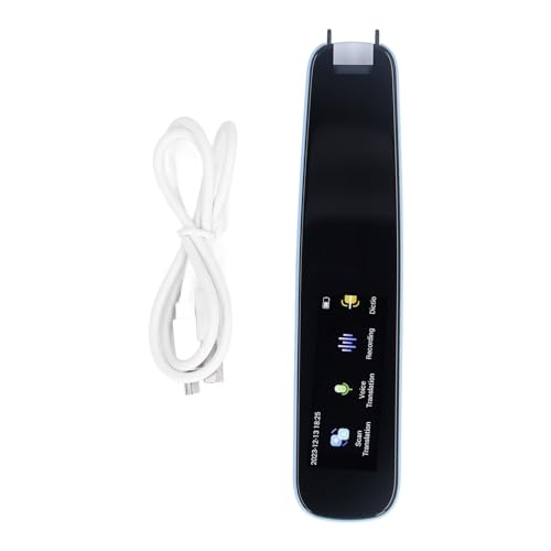 Scan Reader Pen International Edition Smart Voice Translator Pen Mehrsprachiger Scanner Pen Digitale Scan-Übersetzung Multifunktional für Geschäftsreisen (BLUE) von Garosa