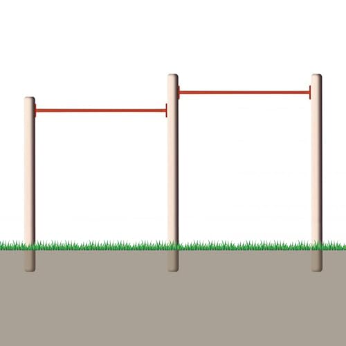 Gartenpirat Doppelreck Turnstangen / Turnreck für den Garten von Gartenpirat