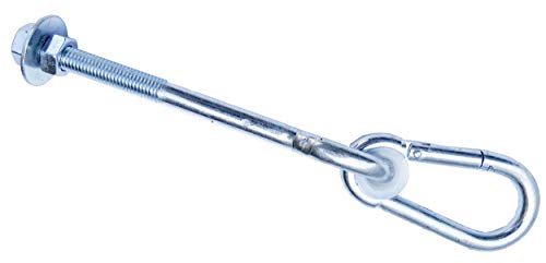 Gartenpirat Schaukelhaken M12x250 mm mit Karabiner für Balken bis Ø 12 cm von Gartenpirat