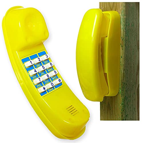 Gartenpirat Spiel-Telefon für Kinder aus Kunststoff gelb Kindertelefon von Gartenpirat