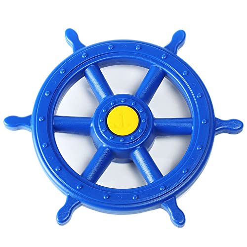 Gartenpirat Steuerrad Schiff Spielturm XXL Kunststoff blau Zubehör für Kinder Spielgerät von Gartenpirat