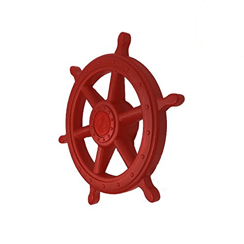 Gartenwelt Riegelsberger Schiffslenker Steuerrad Piratenlenker Spielturm Pirat ROT Ø 400/540 mm von Gartenwelt Riegelsberger