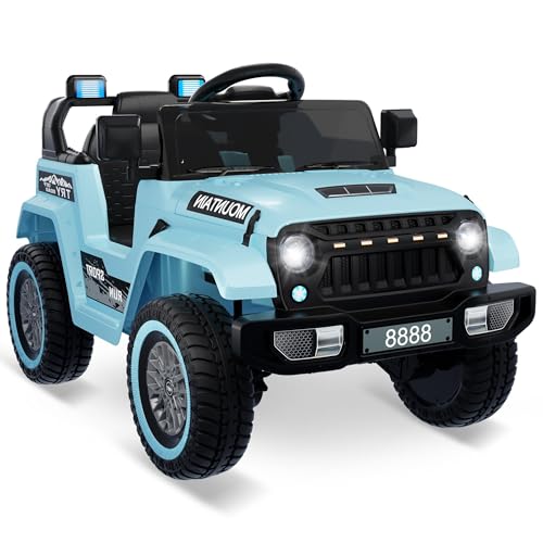 Garvee Kinder Elektroauto, 12V 4.5AH Elektro Kinderauto 3-Gang Mit 2,4G Fernsteuerung, LED-Leuchten, Musik Und Hupe, Elektrofahrzeuge Für Kinder Ab 3 Jahre von Garvee