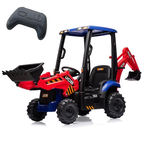 4-In-1 Elektro Bagger & Bulldozer Spielzeug Mit Fernbedienung | 12V Kinderauto Mit Frontlader, Hupe & Eva-Reifen | Baufahrzeuge Set für Kleinkinder 4-In-1 Elektro Bagger & Bulldozer Spielzeug Mit Fernbedienung | 12V Kinderauto Mit Frontlader, Hupe & Eva-Reifen | Baufahrzeuge Set für Kleinkinder von GarveeMore