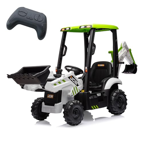 4-In-1 Elektro Bagger & Bulldozer Spielzeug Mit Fernbedienung | 12V Kinderauto Mit Frontlader, Hupe & Eva-Reifen | Baufahrzeuge Set für Kleinkinder 4-In-1 Elektro Bagger & Bulldozer Spielzeug Mit Fernbedienung | 12V Kinderauto Mit Frontlader, Hupe & Eva-Reifen | Baufahrzeuge Set für Kleinkinder von GarveeMore