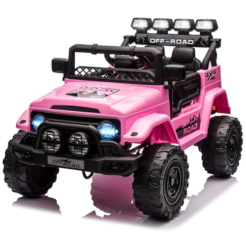 Elektroauto für Kinder 12V, Kinderauto Elektro Mit Fernsteuerung, Musik & LED & Radio & Hupe & Bluetooth, 3 Geschwindigkeiten, Elektro Auto für Kinder 3+ Jahre Elektroauto für Kinder 12V, Kinderauto Elektro Mit Fernsteuerung, Musik & LED & Radio & Hupe & Bluetooth, 3 Geschwindigkeiten, Elektro Auto für Kinder 3+ Jahre von GarveeMore